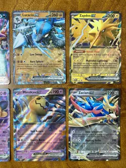 Pokemon Black Star Promo Lot of 6 EX Cards Scarlet Violet Lucario Team Rocket NM - Image 3