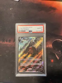 Pokemon TCG Regidrago V 184/195 Silver Tempest Alt Art Ultra Rare Card - PSA 10 - Image 1