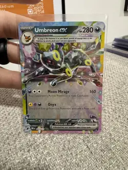 Pokemon TCG Umbreon EX 60/131 Double Rare Holo Card Prismatic Evolutions - Image 1