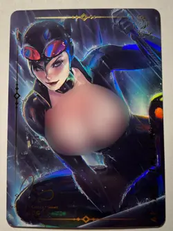 SEXY HEROINE WAIFU Catwoman BATMAN DC ACG PREMIUM HOLO CARD NM - Image 1