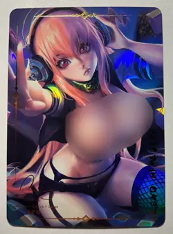 SEXY HEROINE WAIFU Super Sonico ACG PREMIUM HOLO CARD NM - Image 1