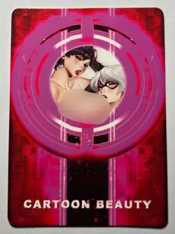 SEXY HEROINE WAIFU Black Cat & Catwoman MARVEL/DC ACG PREMIUM HOLO CARD NM - Image 2