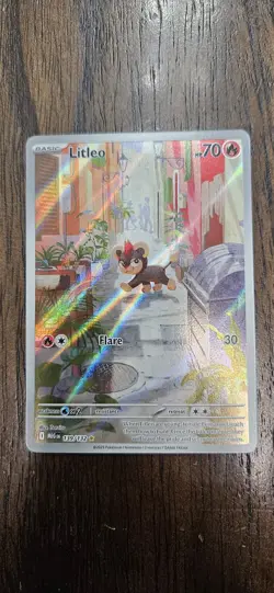 Litleo 139/132 Illustration Rare Pokemon Card Mega Evolutions - English TCG NM - Image 1