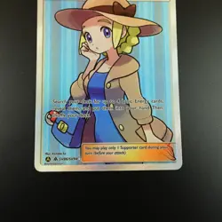 Lady SV86/SV94 Pokemon Hidden Fates Trainer Supporter Holo Full Art Card - Image 3
