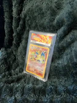 Pokemon TCG Charizard Base Set Holo Unlimited Rare Card 4/102 Ace Grade 5 - Image 4