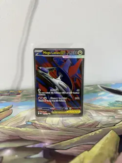 Mega Latias Ex 163 Full Art Pokemon TCG NM Mega Evolutions Ultra Rare Card - Image 1