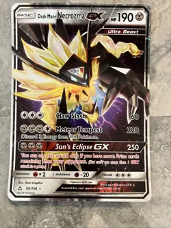 4 Pokemon Oversized Card Lot Pikachu&zekrom Reshiram Charizard Necrozma - Image 5