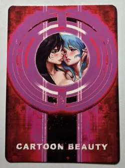SEXY HEROINE WAIFU Ahri & Sona LEAGUE OF LEGENDS ACG PREMIUM HOLO CARD NM - Image 2