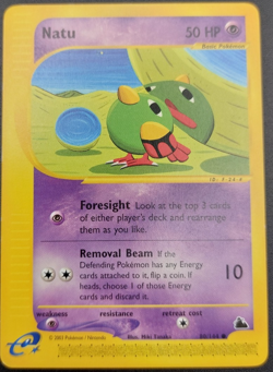 Pokemon Card Natu 80/144 common 2003 Skyridge LP - Image 1