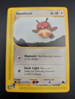 Pokemon Card Hoothoot 65/144 common 2003 Skyridge LP - Image 2