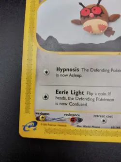 Pokemon Card Hoothoot 65/144 common 2003 Skyridge LP - Image 5