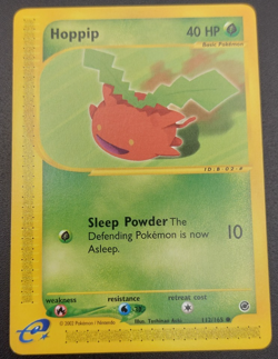 Pokemon Card Hoppip 112/165 common Expedition Base Set LP - Image 1