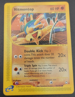 Pokemon Card Hitmontop 82/147 common Aquapolis LP - Image 1