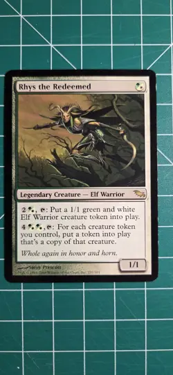 Rhys the Redeemed Shadowmoor Rare Magic the Gathering Card - Image 1