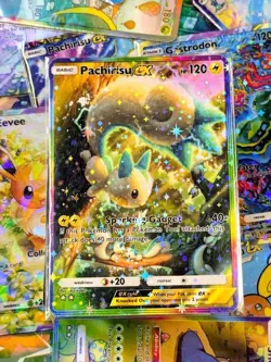 Pachirisu Ex proxy pocket card app tcg full art Space Time Smackdown set - Image 1