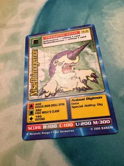 St-95 NiseDrimogemon Digimon Swedish Promo Card TCG Rare Digi-Battle Bandai LP - Image 4