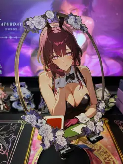 A5 Large Metal Card Serialized Waifu Anime Card U/50 Kafka Bunny Poker - Image 2