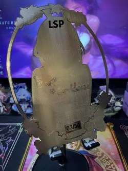 A5 Large Metal Card Serialized Waifu Anime Card U/50 Kafka Bunny Poker - Image 3