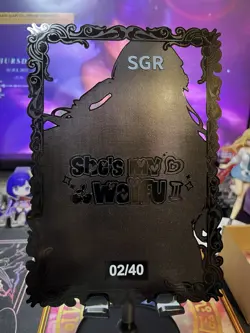 A5 Large Metal Card Serialized Waifu Anime Card U/40 Himeko Honkai - Image 2