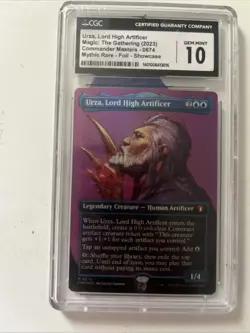 Urza, Lord High Artificier Commander Masters 2 Showcase Foi CGC 10 Pop2 Mtg - Image 1