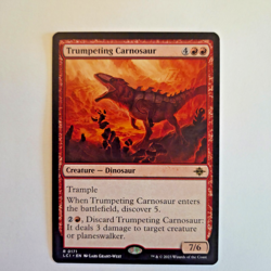 Trumpeting Carnosaur - The Lost Caverns of Ixalan - Regular - Image 1