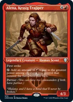 Commander Legends - Alena, Kessig Trapper - Foil Etched - Image 1