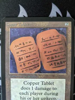 Copper Tablet ~ Alpha [Slightly Played][Magic MTG] - Image 2