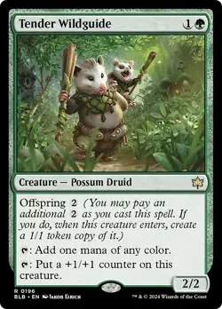 TENDER WILDGUIDE x4 mtg NM-M Bloomburrow 4 Rare - Image 1