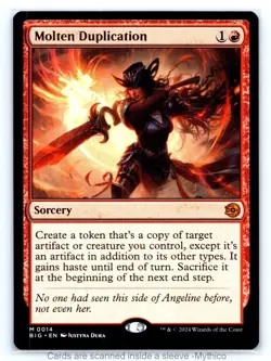 MTG Molten Duplication Outlaws of Thunder Junction: The Big Score - NM - Image 1