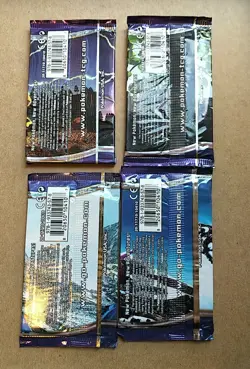 4 Pokemon Diamond And Pearl Base Booster Sealed Pack - All 4 Arts - Image 2