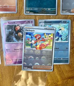 Pokemon White Flare & Black Bolt Poke Ball Holo (Lot 7) Harlequin NM English - Image 2