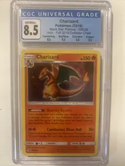 2019 Pokemon SM Black Star Holo Collectors Chest Charizard Holo SM226 CGC 8.5 - Image 1