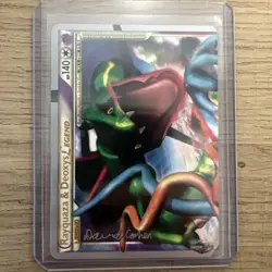 Rayquaza Deoxys Legend 94/95 95/95 Undaunted World Championship LP Pokemon TCG - Image 3