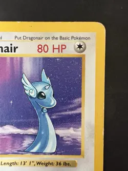 Pokemon Vintage Shadowless Rare Dragonair Base Set WotC 1999 18/102 - Image 3