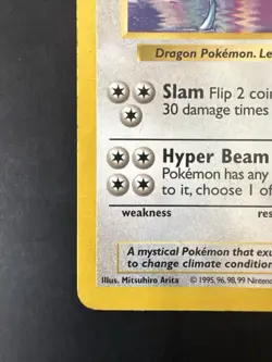 Pokemon Vintage Shadowless Rare Dragonair Base Set WotC 1999 18/102 - Image 5