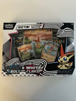 Pokemon Victini Illustration Collection Black Bolt and White Flare - Image 1