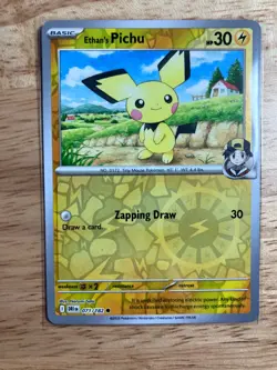 Ethan's Pichu 071/182 - Sv10: Destined Rivals Reverse Holo - Pokemon TCG 2025 - Image 1