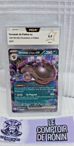 Carte Pokemon Terraiste de paldea ex 130/193 Evolution a Paldea EV2 2023 PCA 9.5 - Image 1