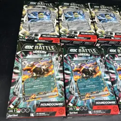 Lot of 8! Pokemon Battle Deck Level 1 New Sealed Houndoom, Melmetal - Image 2