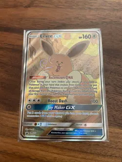 Pokemon TCG Eevee GX SM233 Full Art Promo Black Star Ultra Rare Holo NM - Image 2