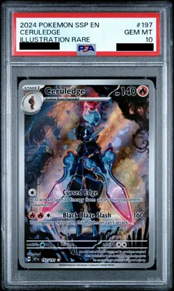 2024 Pokemon Ceruledge IR Surging Sparks 197/191 PSA 10 GEM MINT - Image 1