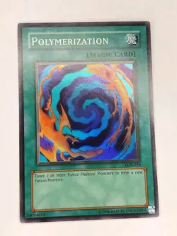 Yu-Gi-Oh! TCG Polymerization LOB-059 Super Rare LP - Image 1