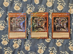3x Ninja Grandmaster Hanzo (Platinum Secret Rare) RA04-EN173 1st Edition Yugioh - Image 1
