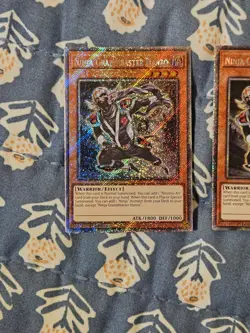 3x Ninja Grandmaster Hanzo (Platinum Secret Rare) RA04-EN173 1st Edition Yugioh - Image 3