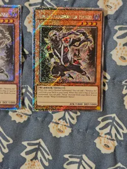 3x Ninja Grandmaster Hanzo (Platinum Secret Rare) RA04-EN173 1st Edition Yugioh - Image 4