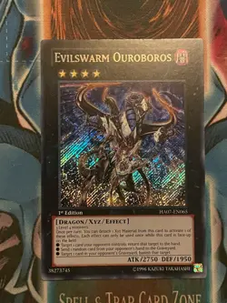 Yugioh Evilswarm Ouroboros HA07-EN065 Secret Rare 1st Ed NM - Image 1