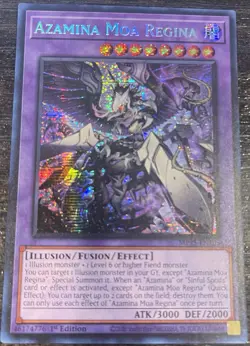 1x (M/NM) Azamina Moa Regina MP25-EN105 Prismatic Secret Rare 1st Edition Yugioh - Image 1