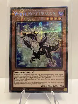 Yu-Gi-Oh! White Rose Dragon MP25-EN038 * Starlight Rare * 1st Edition NM - Image 1