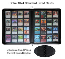 Rieton 16 Pocket 1024 Card Binder - Large Ringless Side Loading Pockets Trading - Image 3