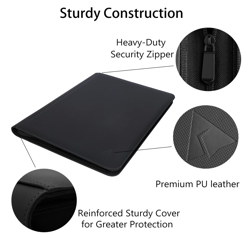 Rieton 16 Pocket 1024 Card Binder - Large Ringless Side Loading Pockets Trading - Image 4